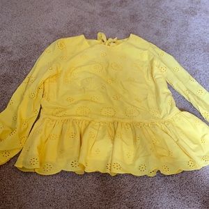 Yellow blouse